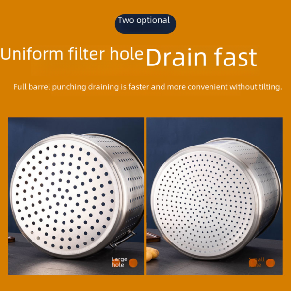 Multifunctional Punching Barrel Frying Barrel Bucket